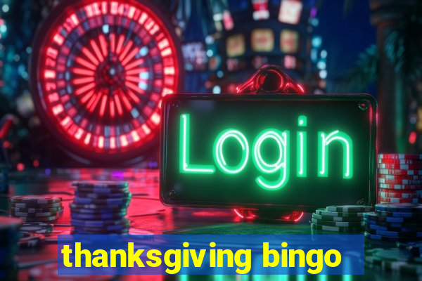 thanksgiving bingo